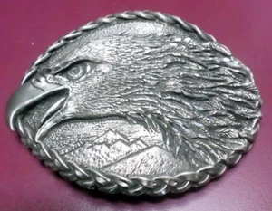 1993 EJC Diamantschliff "Gold Eagle" Gürtelschnalle hergestellt in den USA sehr schön kostenloser Versand R2 - Bild 1 von 3