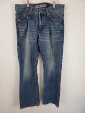 Express Kingston Classic Bootcut Jeans 31x30 Mens Mid Rise Medium Wash Bottoms