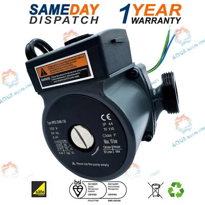 HTS CENTRAL HEATING CIRCULATION PUMP WRS 25/60-130 Comp. MYSON CP63 - Image 1 of 4