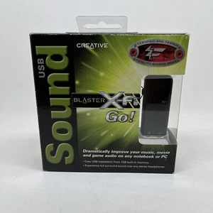 Creative Sound Blaster X-Fi Go! External USB Sound Card SB1100 Certified Tested - Picture 1 of 8