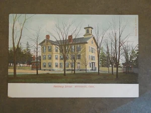 Postcard D48464 Willimantic, CT Natchaug School c-1901-1907 - Picture 1 of 2