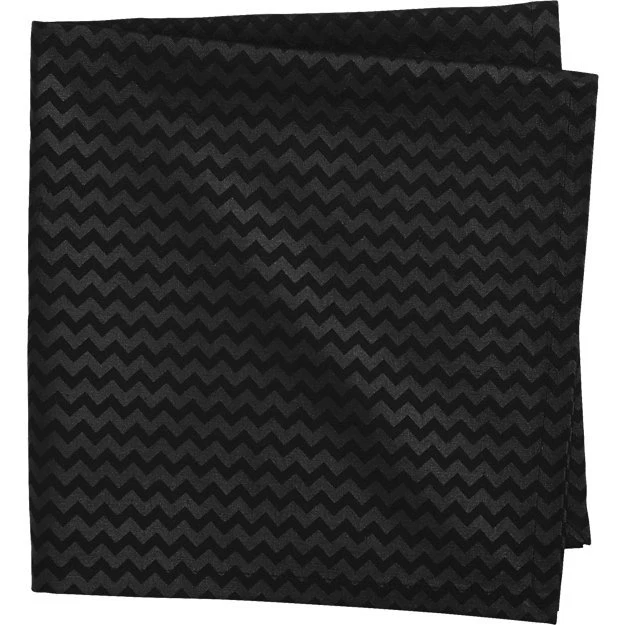 Crate & and Barrel /Cb2 DAB NAPKINS x 6- GREAT Tonal Black Chevron- NWT - Image 1 of 1