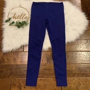 Leggings Fabletics Azul Cobalto Aberturas Frontales Talla Pequeña Recortados tiro medio - Imagen 1 de 3
