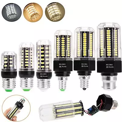 LED Corn Bulb Candle Light 5730 SMD E27 E26 E12 E14 B22 8W 9W 12W 13W 15W Lamps - Image 1 of 4
