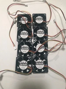 LOT OF 8  NOS NEW SANYO DENKI 109R0612G4D011 DC Cooling Fans 12V .24A San Ace 60 - Picture 1 of 3