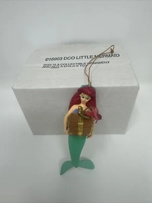 Adorno Grolier Vintage Disney Sirenita Navidad 016903 Con Caja Foto 1 de 3