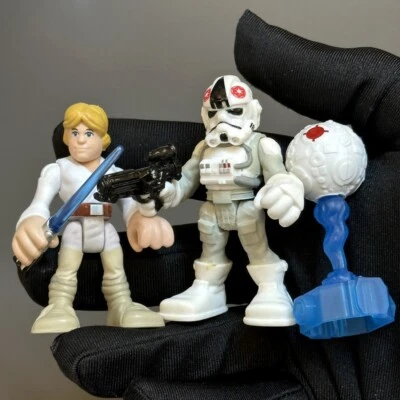 2.5" Playskool Star Wars Galaxy Heroes Luke Skywalker & AT Driver Action Figure - Image 1 of 4