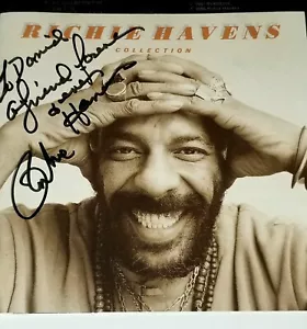RICHIE HAVENS COLLECTION SIGNED CD 1987 RYKO RECORDS FOLK ROCK BLUES lp - Picture 1 of 13
