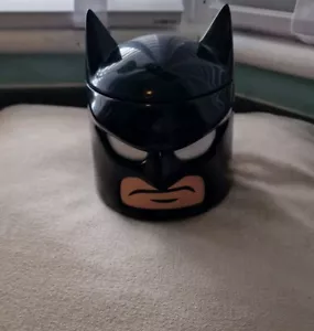 Batman Head 10.5oz Snack Container By Zak! Designs Loot Exclusive DC Comics - Picture 1 of 5