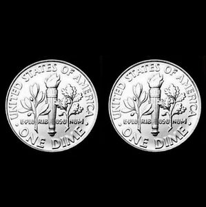 2022 P & D Roosevelt Dimes - BU (two coins) - Picture 1 of 1
