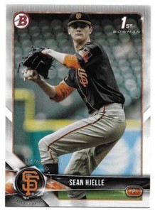 2018 BOWMAN DRAFT - PROSPECT - SEAN HJELLE (#BD-139)