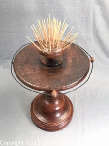 Antiguo selector de dientes francés/servidor de servilletas - Imagen 1 de 4