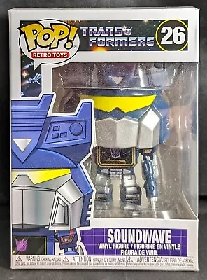 Pop Funko Retro Toys Transformers SOUNDWAVE NR: 26 - Bild 1 von 4