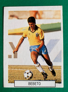 1990 Navarrete Italy World Cup FIFA Action #158 BEBETO BRAZIL Cromo