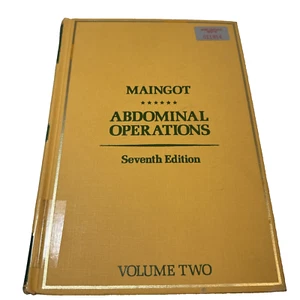 Maingot’s Abdominal Operations Volume 2 Seventh Edition 1980 Hardback Medical - Picture 1 of 12