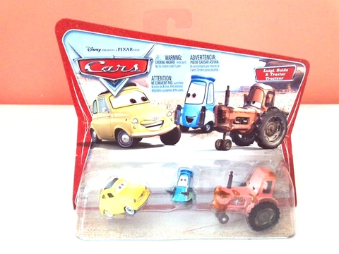Disney Pixar Cars Movie Moments Desert Series - Luigi, Guido & Tractor Tracteur Cover
