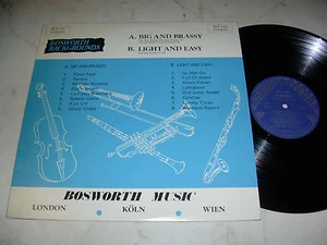 LIBRARY BOSWORTH MUSIC Big And Brassy / Light and Easy FELIX MORTON 1975 - Foto 1 di 2