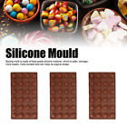 3pcs Silikonform 24-Loch Soft Semi Sphere Backform für Schokolade Gelee