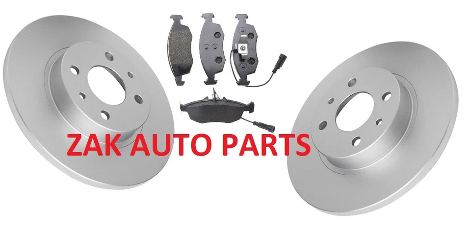 FOR FIAT 500 1.2 8V POP (2015-) FRONT BRAKE DISCS AND BRAKE PADS FULL SET - Image 1 of 1