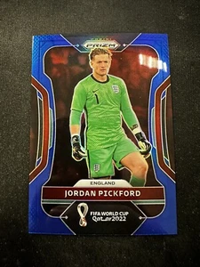2022 Prizm Fifa World Cup Qatar 2022 Soccer Jordan Pickford Blue Prizm /299 - Picture 1 of 2