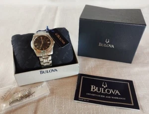BULOVA Herren CLASSIC blaues Zifferblatt Edelstahl Uhr - 96G47 - Bild 1 von 13