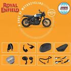 ROYAL ENFIELD HUNTER 350SIGNATURE BENCH SEAT WITH ENGINE GUARD RIDER ACCESSORIES
