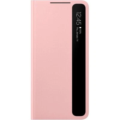 Samsung Smart Clear View Cover S21+ Schutzhülle pink Cover Handyhülle Flip Cover - Bild 1 von 4