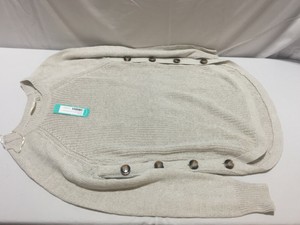 rowca side button cotton blend pullover