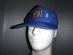 USA PAN AM 1991 sombrero de equipo gorra snapback - Imagen 1 de 7