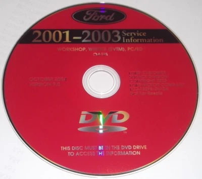 2001-2003 Ford F150 F250 F350 F450 Expedition MUSTANG Servicio Reparación Manual - Imagen 1 de 4