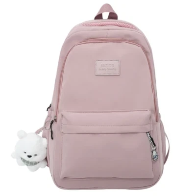 High-Capacity Waterproof College Backpack for Women - Trendy Laptop & Travel Bag - Image 1 of 4