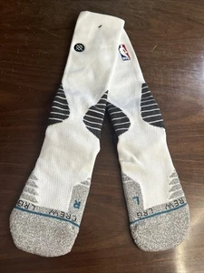 Calcetines blancos de baloncesto Stance de la NBA para hombre talla grande - Imagen 1 de 2