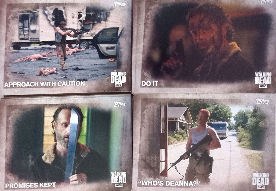 The Walking Dead 2016 Topps сезон 5 100 карт базовый набор 1-100 Рик Гленн Карл + - Изображение 1 из 1