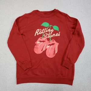 Rolling Stones Sweatshirt Damen Medium Rot Rundhals Grafik Band Logo 2020 - Bild 1 von 13
