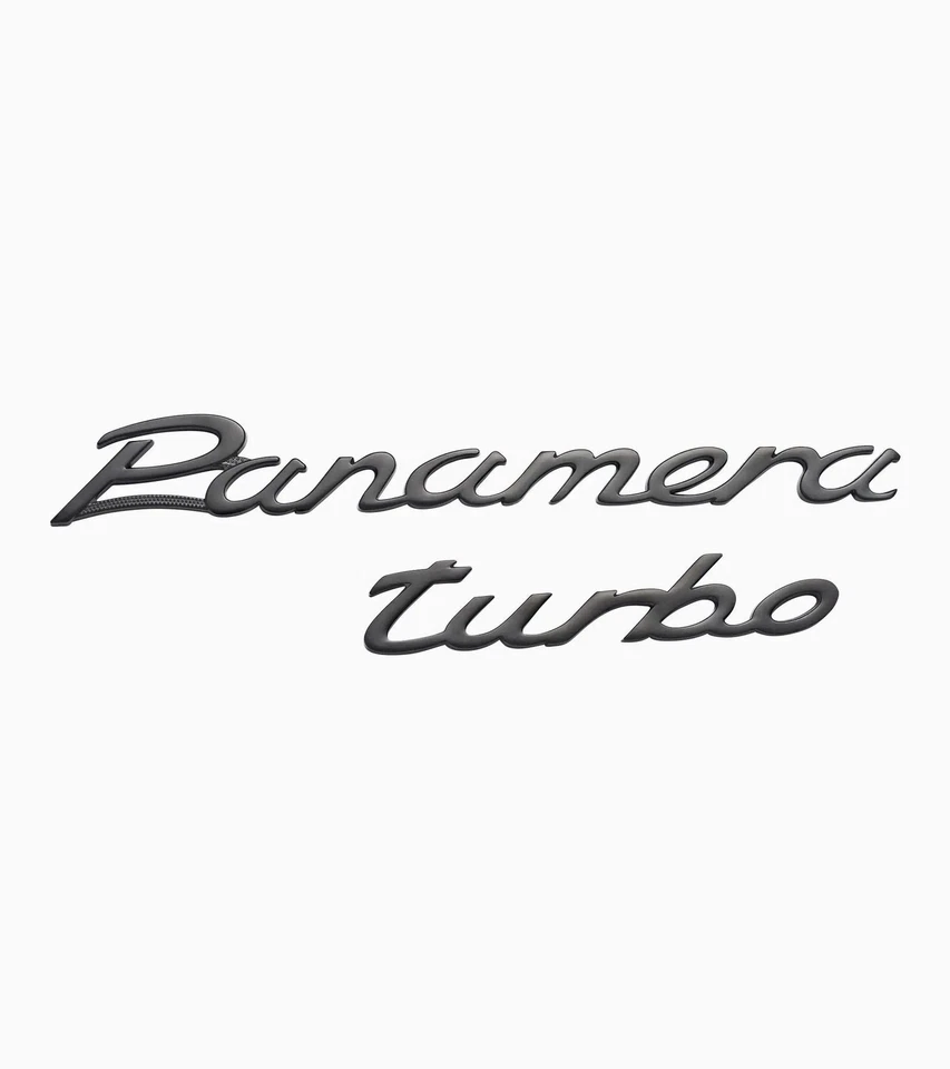 Porsche Panamera Turbo Magnet Lettering Set Genuine WAP0502300RMSP