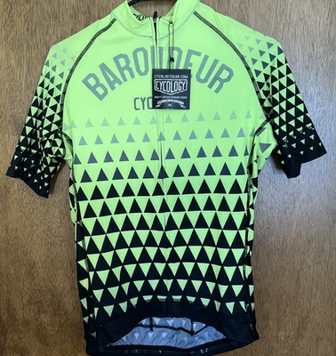 Nueva camiseta de ciclismo Cycology para hombre S cremallera completa Baroudeur alta visibilidad Foto 1 de 4