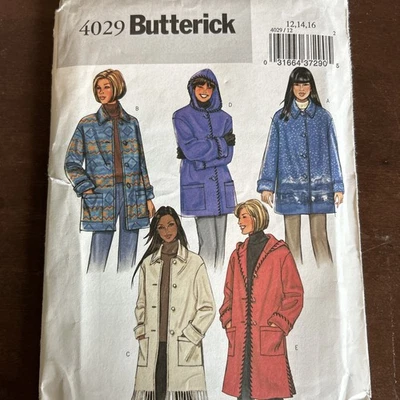 butterick patterns 4029 Misses Jacket Sz 12-14-16 - Image 1 of 3
