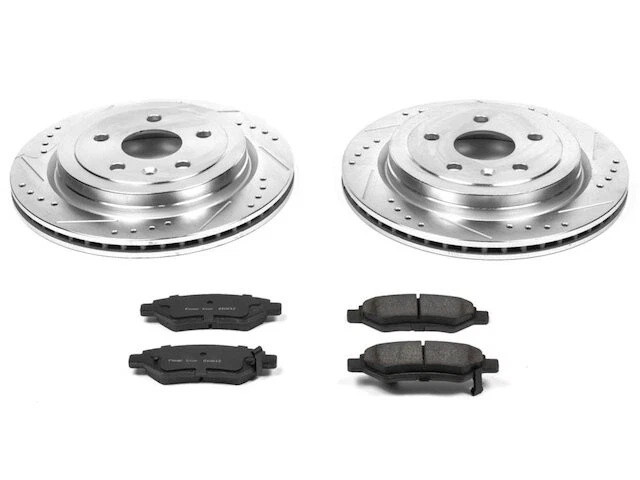 Pastilha de freio traseira e kit de rotor para 2008-2014 Cadillac CTS 2009 2010 2011 MV243TX - Imagem 1 de 1