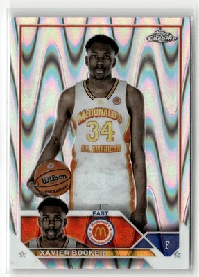 2023 Topps Chrome McDonald's All American #49 Xavier Booker RayWave - Image 1 of 2