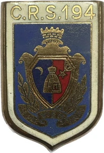 C.R.S. 194, BOUGIE, émail, guillochage irrégulier - Imagen 1 de 2