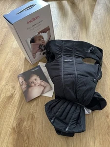 BabyBjörn Baby Carrier Mini Comfy Woven Fabric 0-1 Years Black - Picture 1 of 10