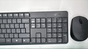 Logitech MK235 Wireless Keyboard & Mouse Combo French Canada Layout –Very Good - Picture 1 of 13
