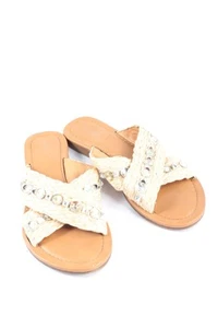GRACELAND Sandalias cómodas Mujeres Talla EU 39 blanco puro look casual - Imagen 1 de 5