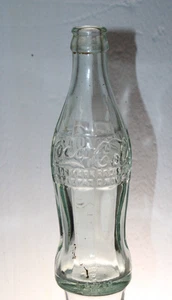SCHRIFT AUF BAUMWOLLE COCA COLA FLASCHE 1915 KEINE STADT - Bild 1 von 10