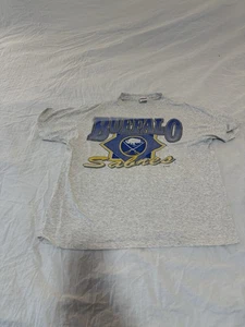 Camiseta Gris Buffalo Sabres Vintage Años 90 NHL Talla XL 163 - Imagen 1 de 7