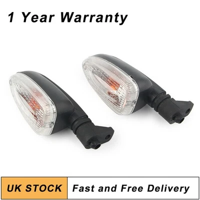 Turn Signal Indicator Lights Lamp Clear for BMW K 1200R R 1200GS F 800S F 800GS - Image 1 of 4