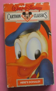 Here's Donald! Walt Disney Cartoon Classics Vol. 2 ~ 1991 VHS ~ Donald Duck - Picture 1 of 5