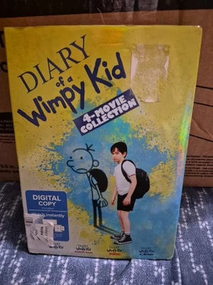 Diary Of a Wimpy Kid 1, 2, 3 & 4  DVD Set Of 4 (2010, 2011, 2012,2017)  - Image 1 of 4