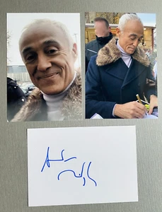 ANDREW RIDGELEY 'WHAM' In-person  signed Briefkarte 10x15 Autogramm + Foto - Picture 1 of 1
