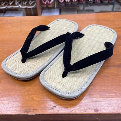 Sandali giapponesi Tatami Setta - Calzature Zori tradizionali da uomo 25 cm (US 7-8) - Immagine 1 di 4